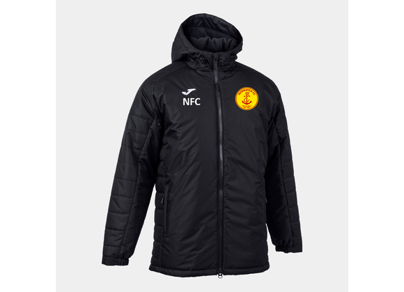 Newhaven FC Winter Coat Black Adult (Cervino)