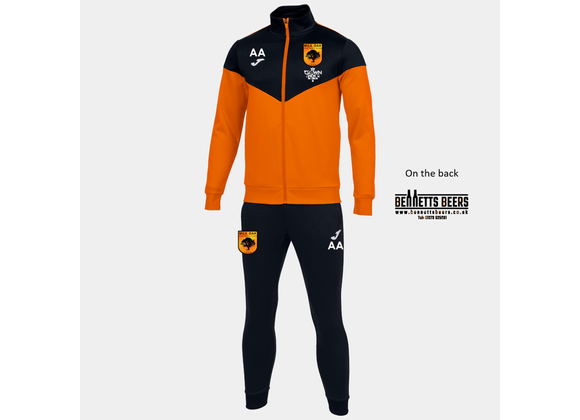 Mile Oak Women Tracksuit Orange/Black (Oxford)