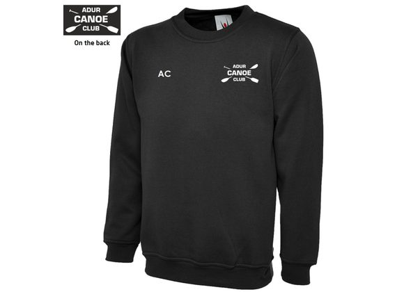 Adur Canoe Club Sweatshirt Black (UC)