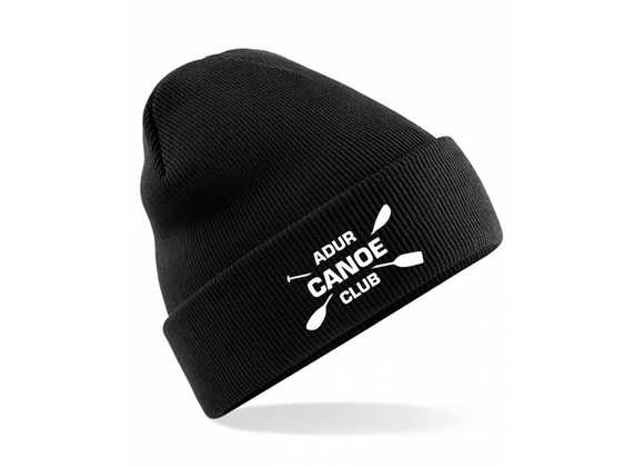 Adur Canoe Club Winter Hat Black