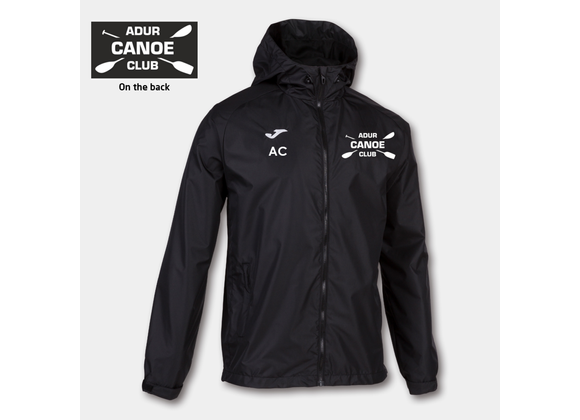 Adur Canoe Club Rain Jacket Black (Cervino)