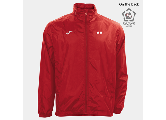 5 Ways Soccer Shower Jacket Red Adult (Iris)