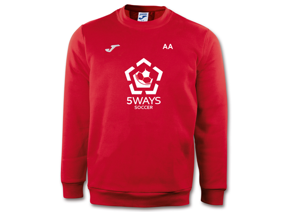 5 Ways Soccer Sweatshirt Red Adult (Cairo)