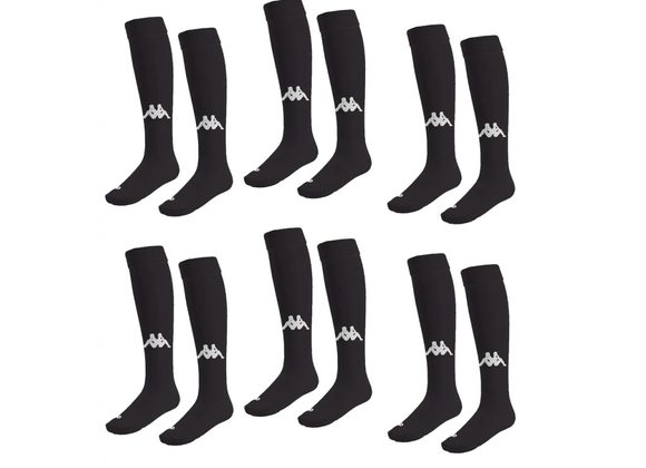 SALE - 15 x Kappa Penaoi Socks Black (6-8)