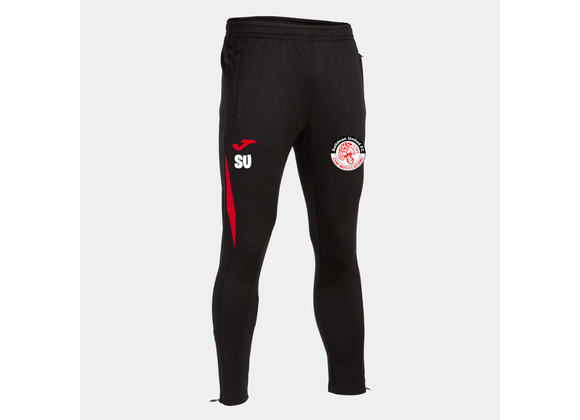 Saltdean United FC Training Pants Black/Red Adult (C7)