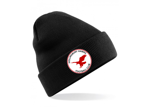 Hollingbury Hawks Winter Hat Black