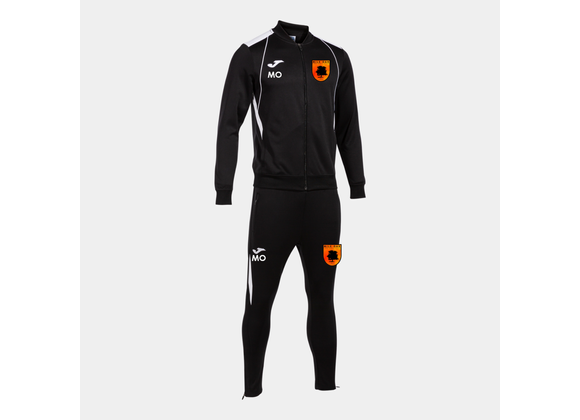 Mile Oak FC Tracksuit Black/White Adult (C7)