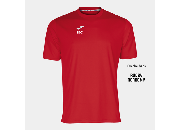 East Sussex College Rugby Tee Red (Combi)