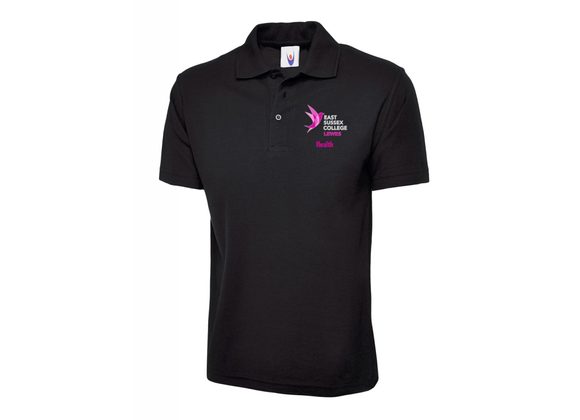 East Sussex College - Health Polo Black (UC)