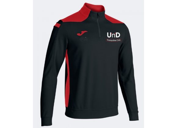 SALE Ups N Downs Black/Red 1/4 Zip age 12-14