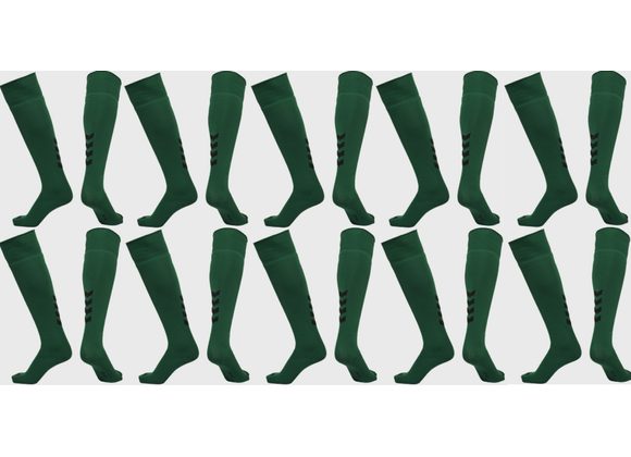 SALE - 28 x Hummel Element Adults Socks Green and Black (7-11)
