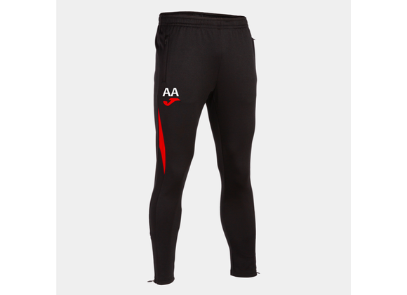 ACE Football Academy Junior Training Trousers Black/Red (C7)