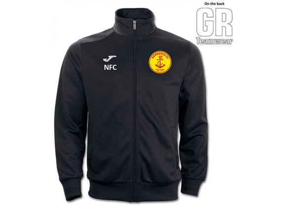 Newhaven FC Coaches Track Jacket Black Adult (Gala)