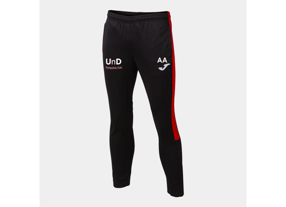 Up'n'Downs Trampoline Club Trousers Adult Black/Red (Eco)