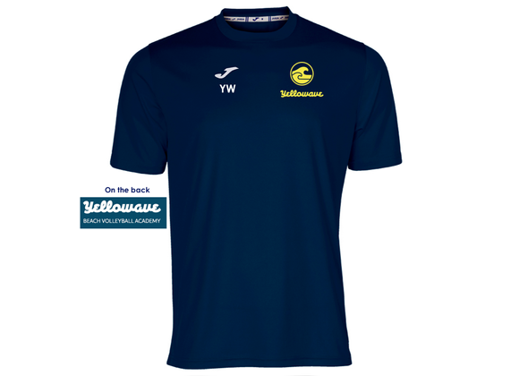 Yellowave Beach Volleyball Academy Tee Navy Adult (Combi)