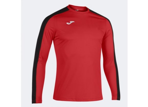 Sale - Joma Academy Long Sleeve Shirt Red/Black Age 11-12