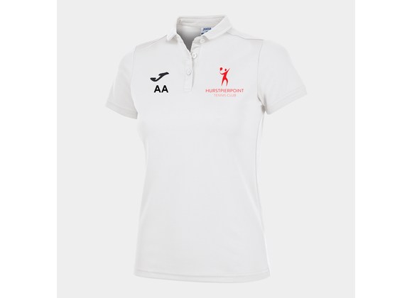 Hurstpierpoint Tennis Club Polo Shirt Womens White (Hobby)