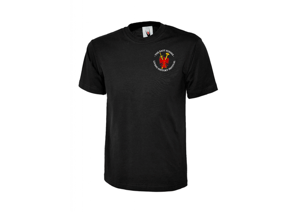 The East Sussex Living History Festival Black Tee (UC)