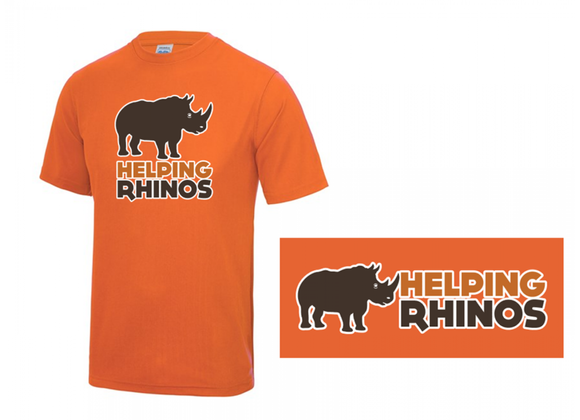 Helping Rhinos Running Tee