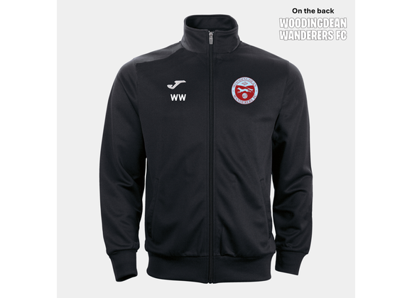 Woodingdean Wanderers Track Jacket Black Adult (Gala)