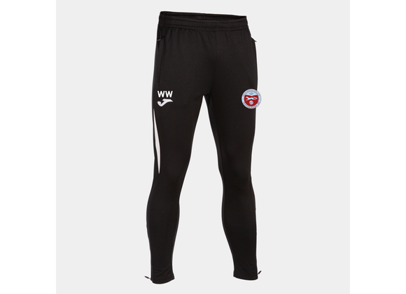 Woodingdean Wanderers Training Pant Black/White Adult (C7)