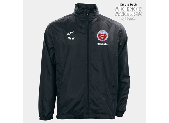 WWFC Wildcats Shower Jacket Black Adult (Iris)