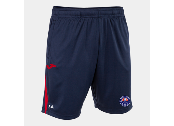 Sporting Athletico Pocket Shorts Navy/Red (C7)