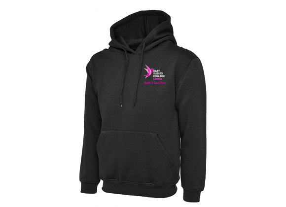 East Sussex College - Health & Social Care Hoody Black Womens (UC)