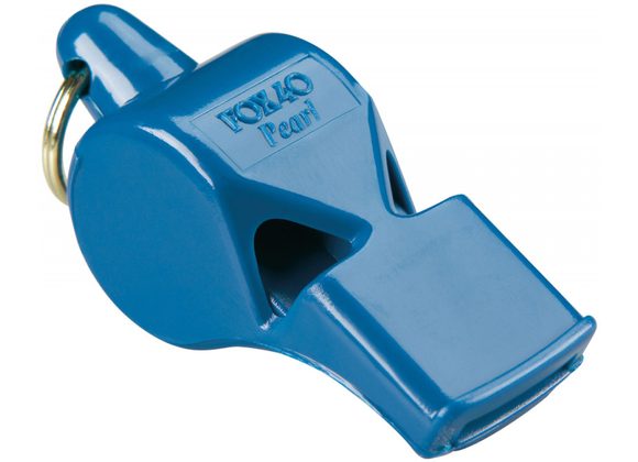 Fox 40 Pearl Safety Whistle and Strap Blue