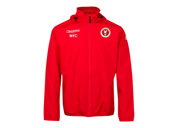 Whitehawk Youth Players Shower Jacket Red Adult (Martio)