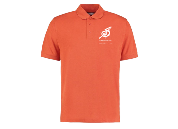 Sussex Kings of Harmony Polo Shirt Burnt Orange ( KK403)