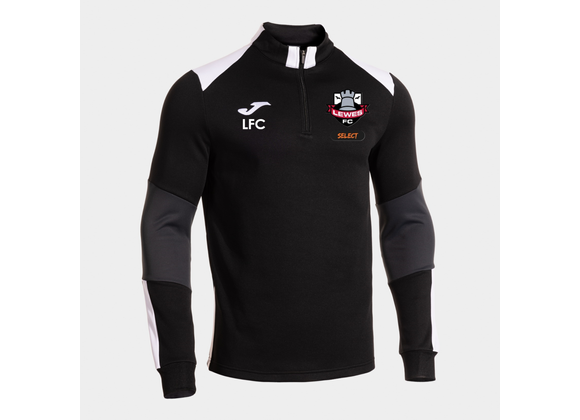 Lewes FC Select Coaches Quarter Zip Adult Black (Danubio 4)