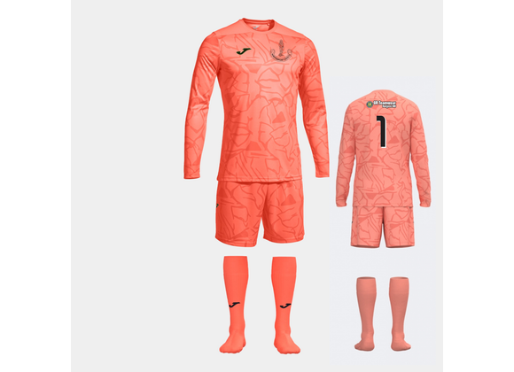 Hurstpierpoint Colts FC Goalkeeper Kit Adult Coral (Zamora 9)