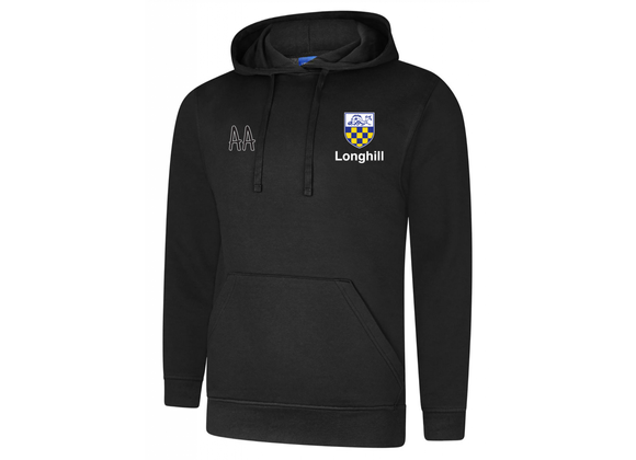 Longhill High School Leavers Hoodie 2025 Black Adult (UC)
