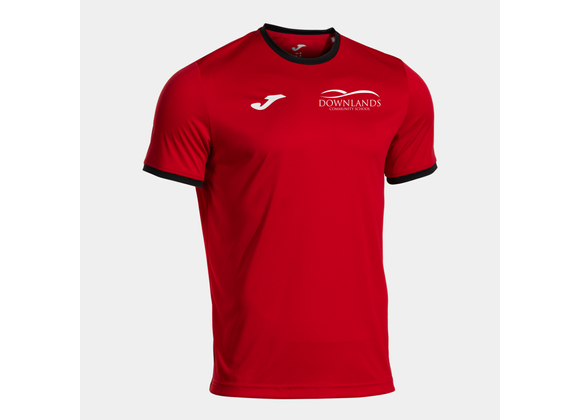 Downlands Community School PE Tee Red Adult (Combi Premium)