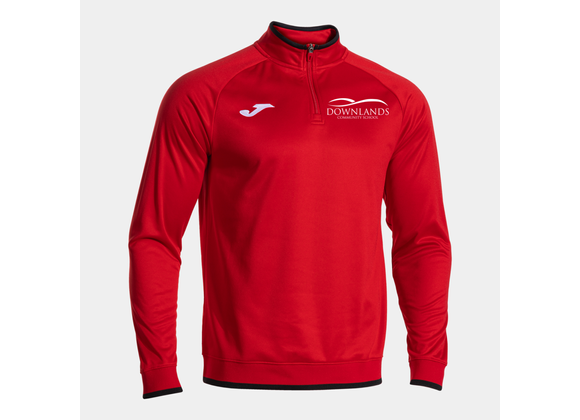 Downlands Community School PE Quarter Zip Red Adult (Combi Premium)