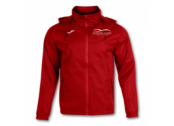 Downlands Community School PE Rain Jacket Red Adult (Trivor)