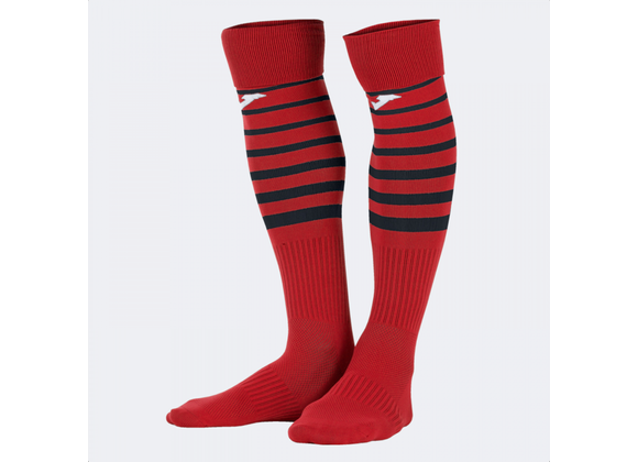 Peacehaven Athletic Home Socks Red/Black (Premier 2)