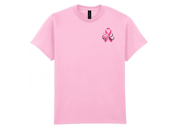 Downlands School 2025 Netball Marathon Tee Adult Pink (GD05)