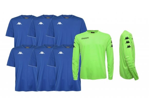 SALE - 6 x Kappa Adults Shirts plus GK Padded Shirt PRINTED
