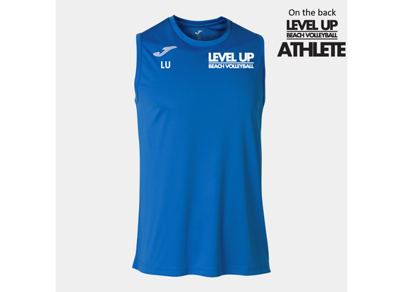 Level Up Beach Volleyball Athletes Vest Royal Blue (Basket)