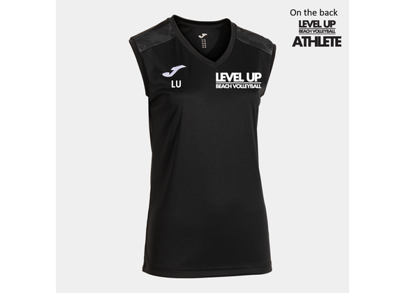 Level Up Beach Volleyball Athletes Sleeveless Black (C8)
