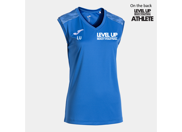 Level Up Beach Volleyball Athletes Sleeveless Royal Blue (C8)