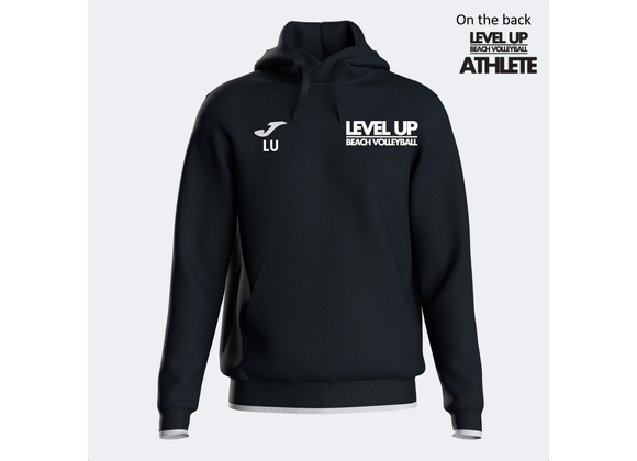 Level Up Beach Volleyball Athletes Hoodie Black (Olimpiada)