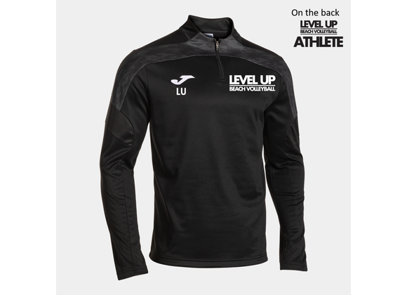 Level Up Beach Volleyball Athletes Sweatshirt Black (C8)