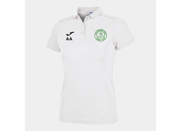 Hollingbury Park Tennis Club Polo Womens Fit White (Hobby)