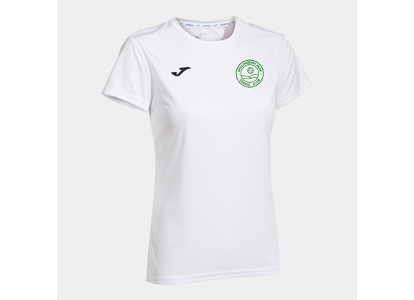 Hollingbury Park Tennis Club Tee Women Fit White (Combi)