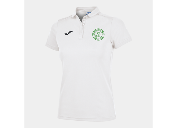 Hollingbury Park Tennis Club Polo Womens Fit White (Hobby)