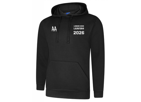 London Meed Leavers Hoodie 2026 Black (UC)