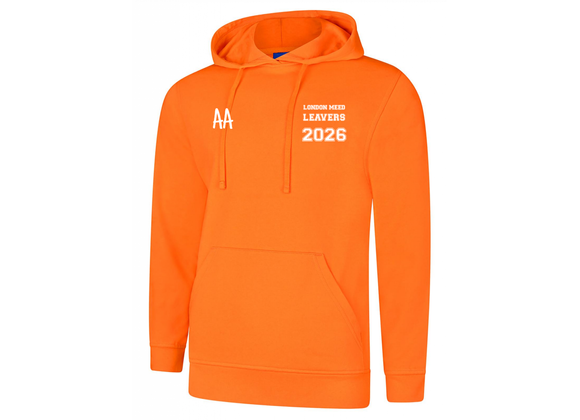 London Meed Leavers Hoodie 2026 Orange (UC)